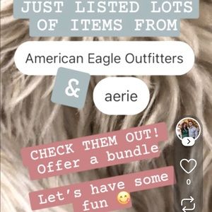 AMERICAN EAGLE AND AERIE CLOSET CLEAN OUT